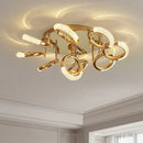 Axyaa Postmodern Living Room Ceiling LightLuxury Master Bedroom Designer Lamp