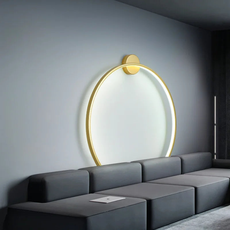 Axyaa Modern Moon Wall Lamp for Living Room, Bedroom - Nordic Decor Wall Sconce