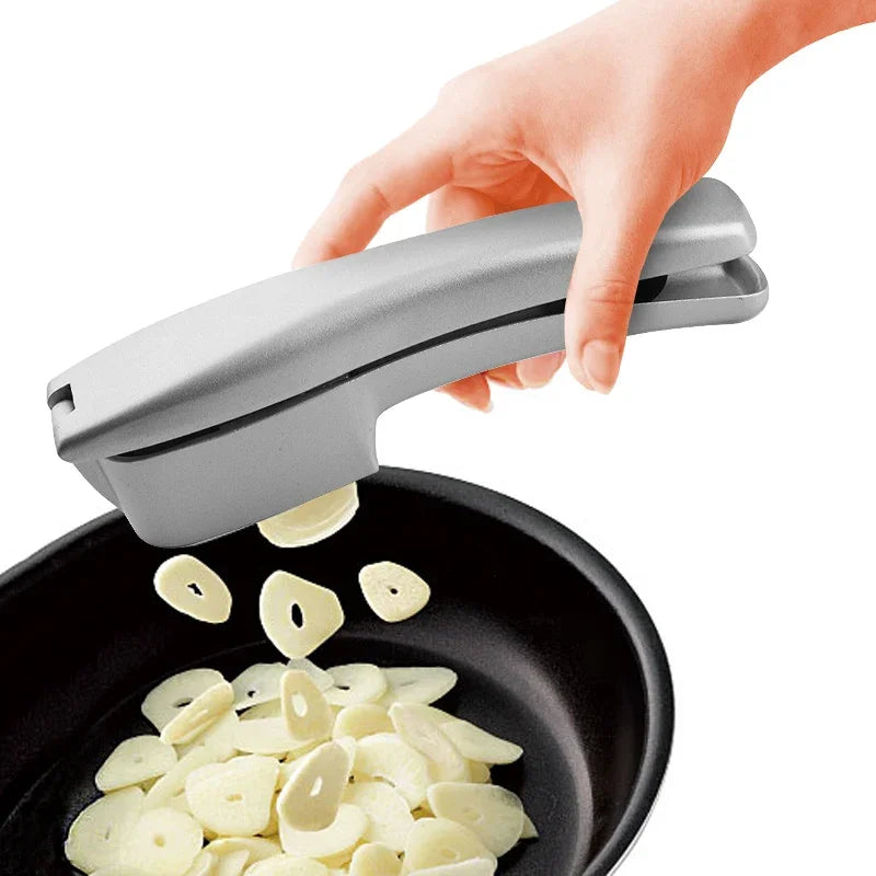 Axya Garlic Press: Aluminum Alloy Garlic Maker Squeeze Gadget