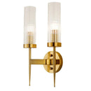 Axyaa Gold Glass Wall Lamp