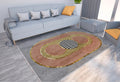 Axyaa Marble Texture Printed Carpet for Home Living Room and Bedroom Decoration