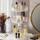 Axyaa Rotating Makeup Organizer Shelf - 360 Spinning Cosmetic Storage Vanity Holder