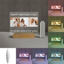 Axyaa Custom Acrylic Lamp with Photo & Text, Personalized Gift for Loved Ones