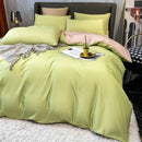 Axyaa 100% Cotton Bedding Set: Duvet Cover, Sheet, Pillowcases. Various Sizes Available.