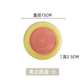 Ceramic Heart Dessert Plate Set by Axyaa - Cute Breakfast Tableware Home Inventory