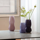 Axyaa Pink Gourd Glass Vase: Stylish Home Decor Hydroponic Designer for Living Room