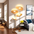 Axyaa Bamboo Lotus Leaf Floor Lamp Zen Spirit Lighting
