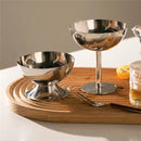 Axya Stainless Steel Cocktail Cups Set for Kitchen Cooking and Dessert Serving