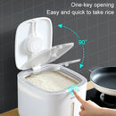 Axyaa Rice Bucket Dispenser: Sealed Insect-Proof Kitchen Storage Container
