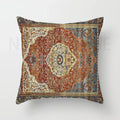 Axyaa Red Moroccan Short Plush Ethnic Style Cushion Cover for Home Decoration