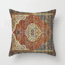 Axyaa Red Moroccan Short Plush Ethnic Style Cushion Cover for Home Decoration