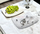 Axyaa Fruit Tray for Living Room Coffee Table, Dried Fruits, Candy, Snacks, Desserts