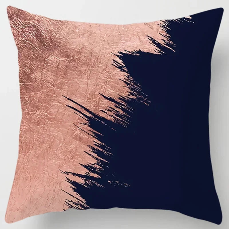 Axyaa Boho Style Ink Painting Pillow Sleeve for Home Decoration