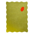 Axyaa Soft Plush Solid Color Rug for Modern Minimalism Living Room