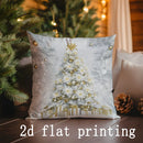 Snowy Village Pillow Covers by Axyaa - Cozy Home Decor for Sofa, Bedroom & Car