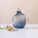 Axyaa Zen Glass Vase Geometric Single Flower Holder for Home Decor