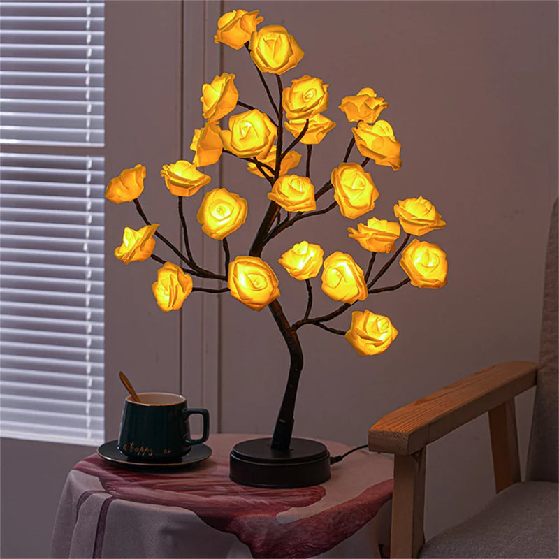 Axya Bonsai Tree Light: Tabletop LED Branch Lamp Home Decor Fairy Lights