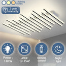 Axyaa Nordic LED Ceiling Chandelier for Modern Living Room Dining Bedroom