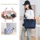 Axyaa Nappy Shoulder Bag: Large Capacity Waterproof Diaper Bag for Stylish Moms