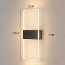 Axyaa LED Acrylic Wall Lamp: Modern Decorative Lighting for Bedroom, Corridor, Staircase