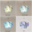 Axyaa Colored Glass French Pendant Light