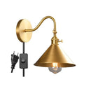 Axyaa Indoor LED Wall Lights with Pull Chain Switch for Bedroom and Living Room