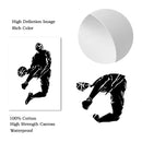 Axyaa Basketball Canvas Poster: Abstract Wall Art for Gym, Bedroom, Living Room