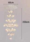 Axyaa Modern Indoor LED Chandeliers for Living Room Lighting