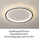 Axyaa Modern Gold/Black Ceiling Lamp for Home Indoor Lighting