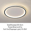Axyaa Modern Gold/Black LED Ceiling Light for Home Lighting