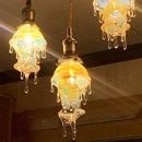 Axyaa Melting Candle Droplets LED Pendant Lamp - Modern Creative Chandelier