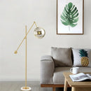 Axyaa Nordic Marble Floor Lamp - Modern LED Decor for Home and Living Room.