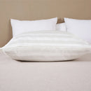 Axyaa Silk Satin Stripes Pillowcase King Queen Size Home Pillow Cover