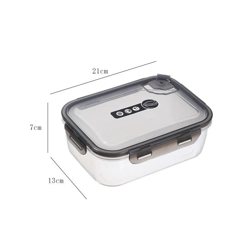 Axyaa Transparent Sealed Food Storage Container Organizer Box Jar