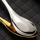 Axyaa Fish Tail Handle Soup Spoon Stainless Steel Ladle for Kitchen Cooking