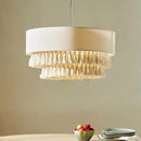 Axyaa Bohemian Hemp Rope Tassel Pendant Light: Minimalist Art for Home Decor