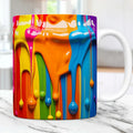 Colorful Paint Enthusiast Office Coffee Mug | Axyaa Gift for Friend's Birthday