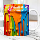 Colorful Paint Enthusiast Office Coffee Mug | Axyaa Gift for Friend's Birthday