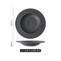 Axyaa Premium Straw Hat Stone Plate Set for Soup and Dessert