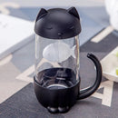 Axyaa Tea Infuser Cup Set - Cat Monkey Tea Strainer Mug with Teapot and Tea Filter