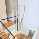 Axyaa Circular LED Pendant Chandelier for Kitchen, Restaurant, and Staircase
