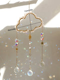 Axyaa Crystal Suncatcher Wind Chime Rainbow Maker Car Home Decor