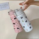 Axyaa Cute Cat Stainless Steel Insulated Thermos - Portable Leak-proof Drinkware