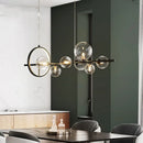 Axyaa Glass Bubble LED Chandelier for Modern Nordic Luxury Decor