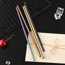 Axyaa Stainless Steel Reusable Drinking Straws Set for Bar Party Cocktail