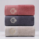 Axyaa Embroidered Cotton Towel Set for Home Households