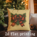 Axyaa Christmas Printed Pillow Covers for Sofa, Bedroom, and Car