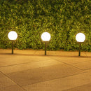 Axyaa Solar Round Ball Light: LED Outdoor Waterproof Garden Decoration