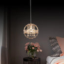 Crystal Nordic Pendant Light by Axyaa for Home Living Room Dining, Modern Ceiling Chandelier