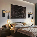 Axyaa Iron Wood Wall Lamp E27 Nordic Retro Corridor Bedside Restaurant 110V/220V